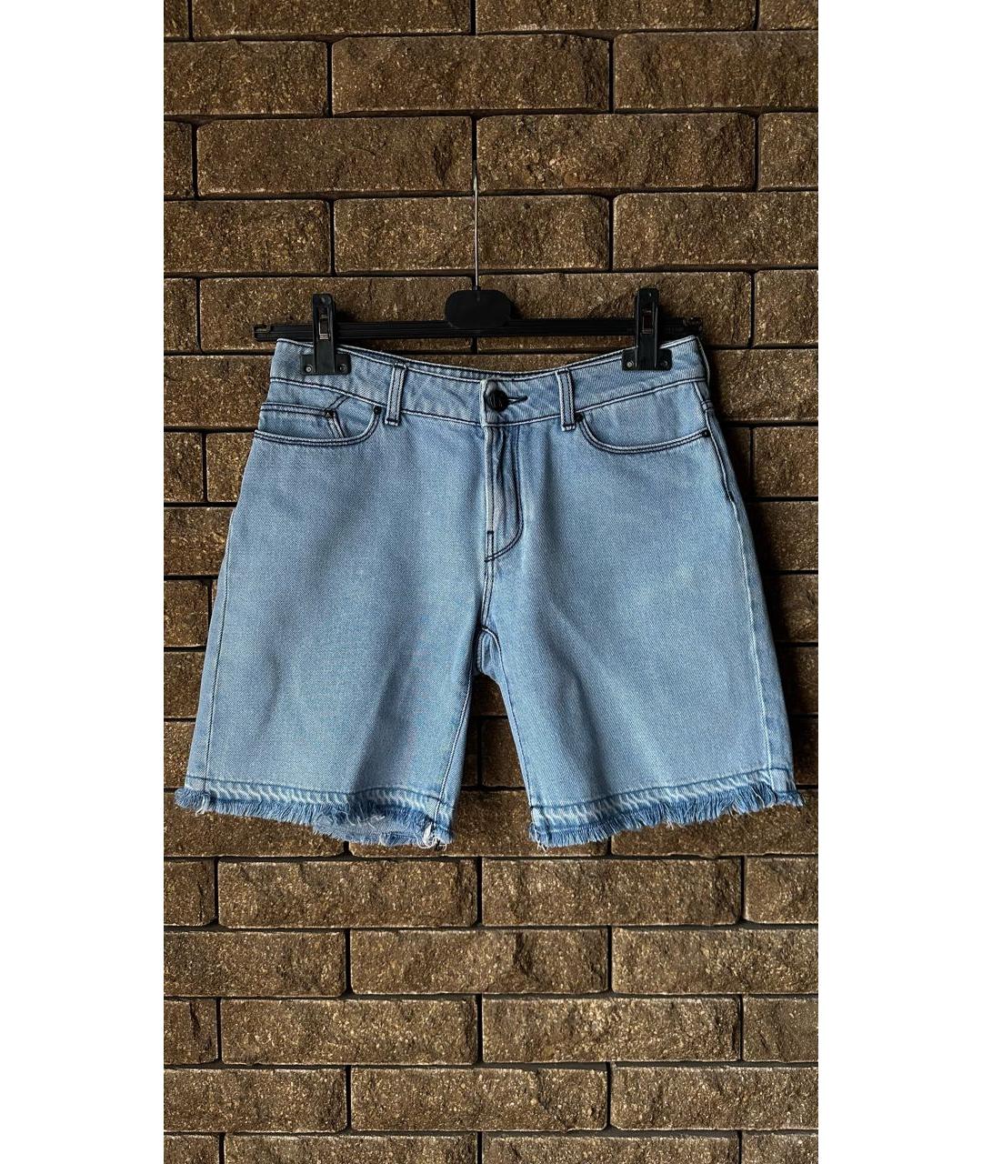 KARL LAGERFELD Голубые хлопковые шорты, фото 6