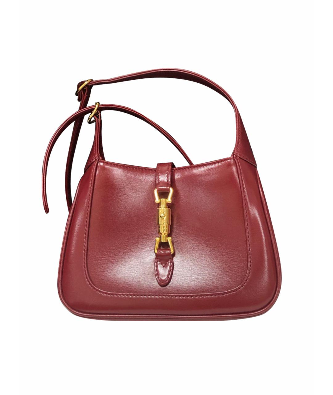 GUCCI Красная кожаная сумка через плечо, фото 1