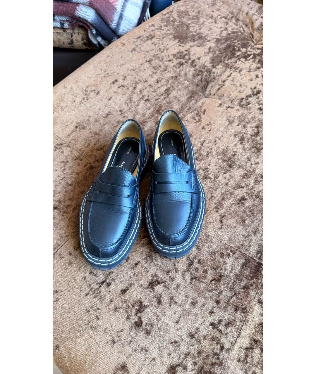 PROENZA SCHOULER Черные кожаные лоферы, фото 8