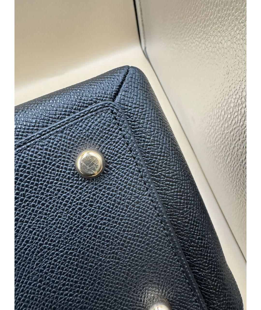 COACH Черная кожаная сумка через плечо, фото 7