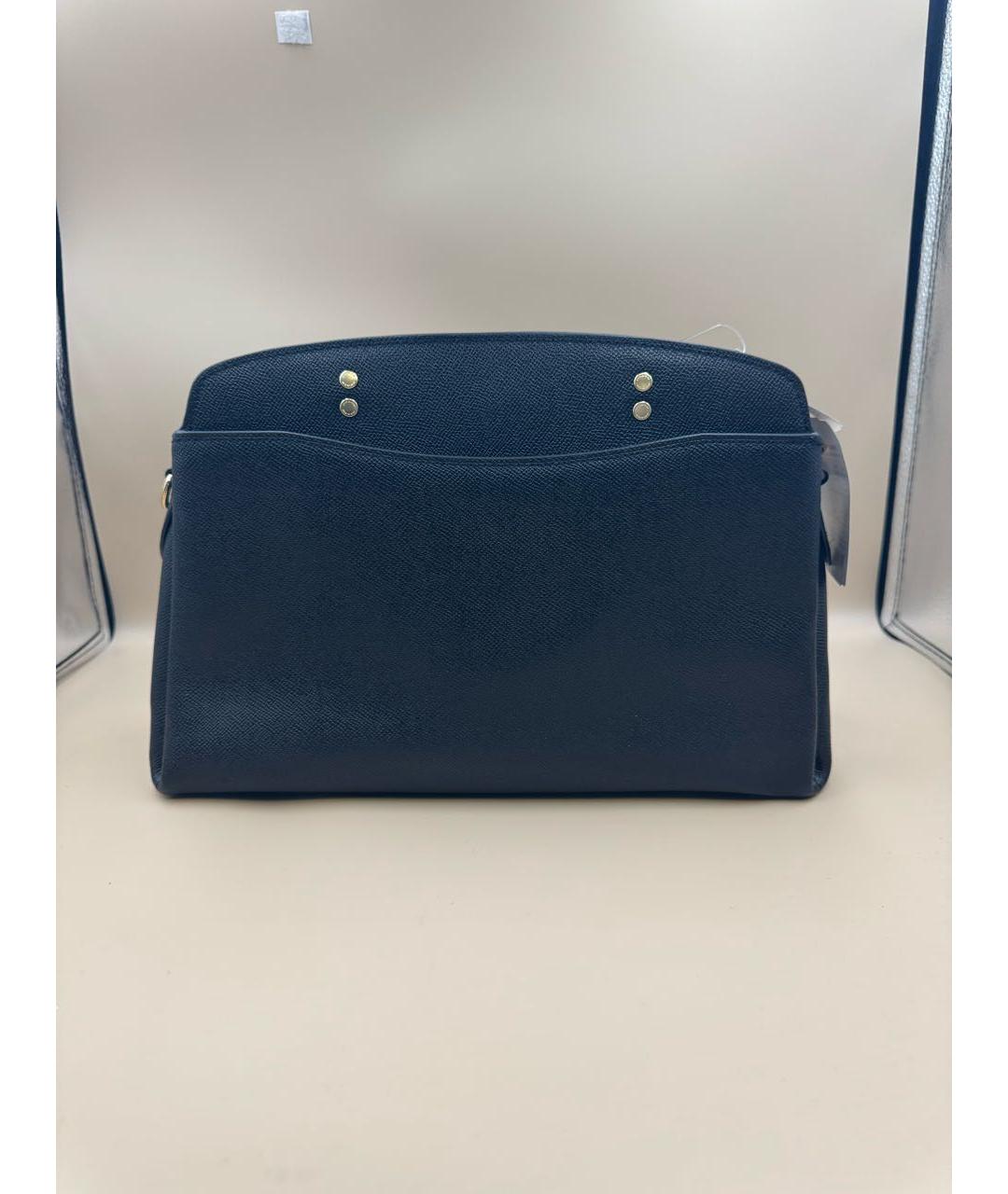 COACH Черная кожаная сумка через плечо, фото 2