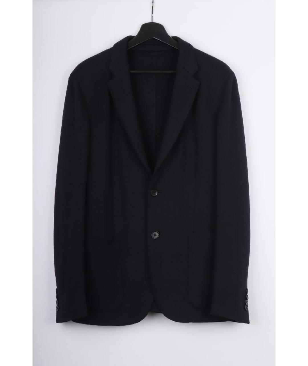 ZEGNA Темно-синий шерстяной пиджак, фото 10