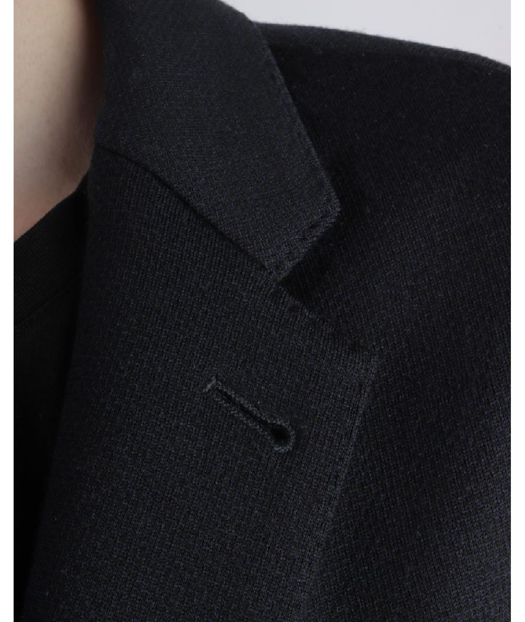 ZEGNA Темно-синий шерстяной пиджак, фото 4