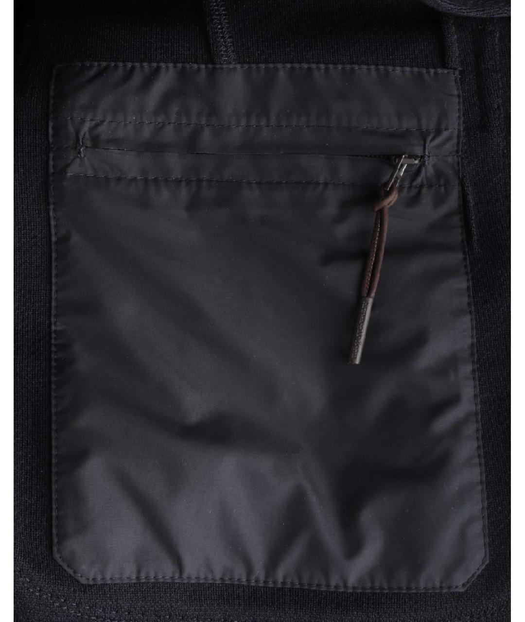 ZEGNA Темно-синий шерстяной пиджак, фото 8