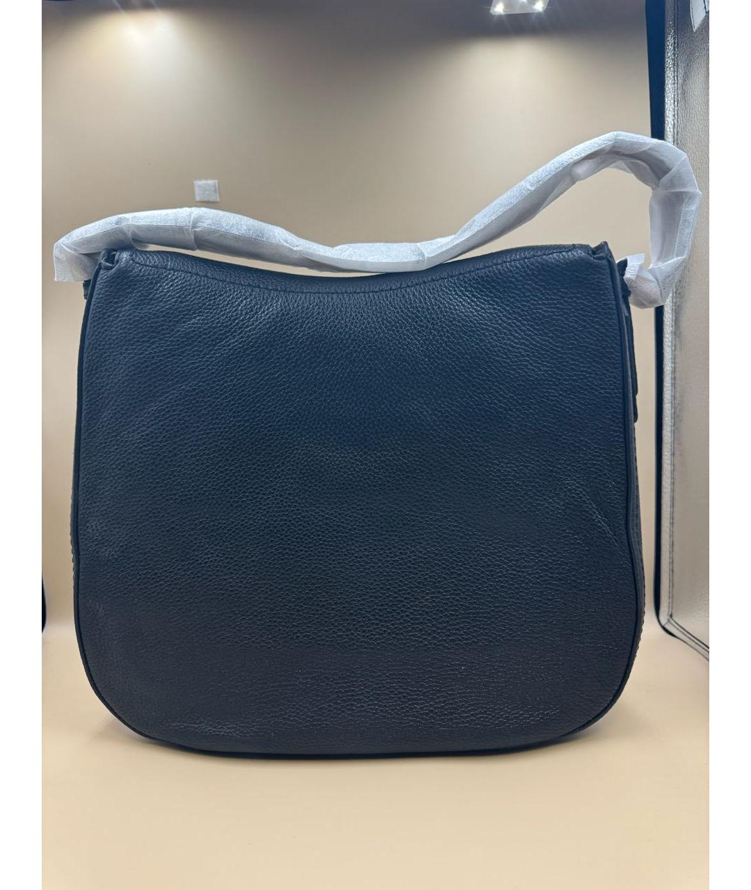 MARC JACOBS Черная кожаная сумка через плечо, фото 2