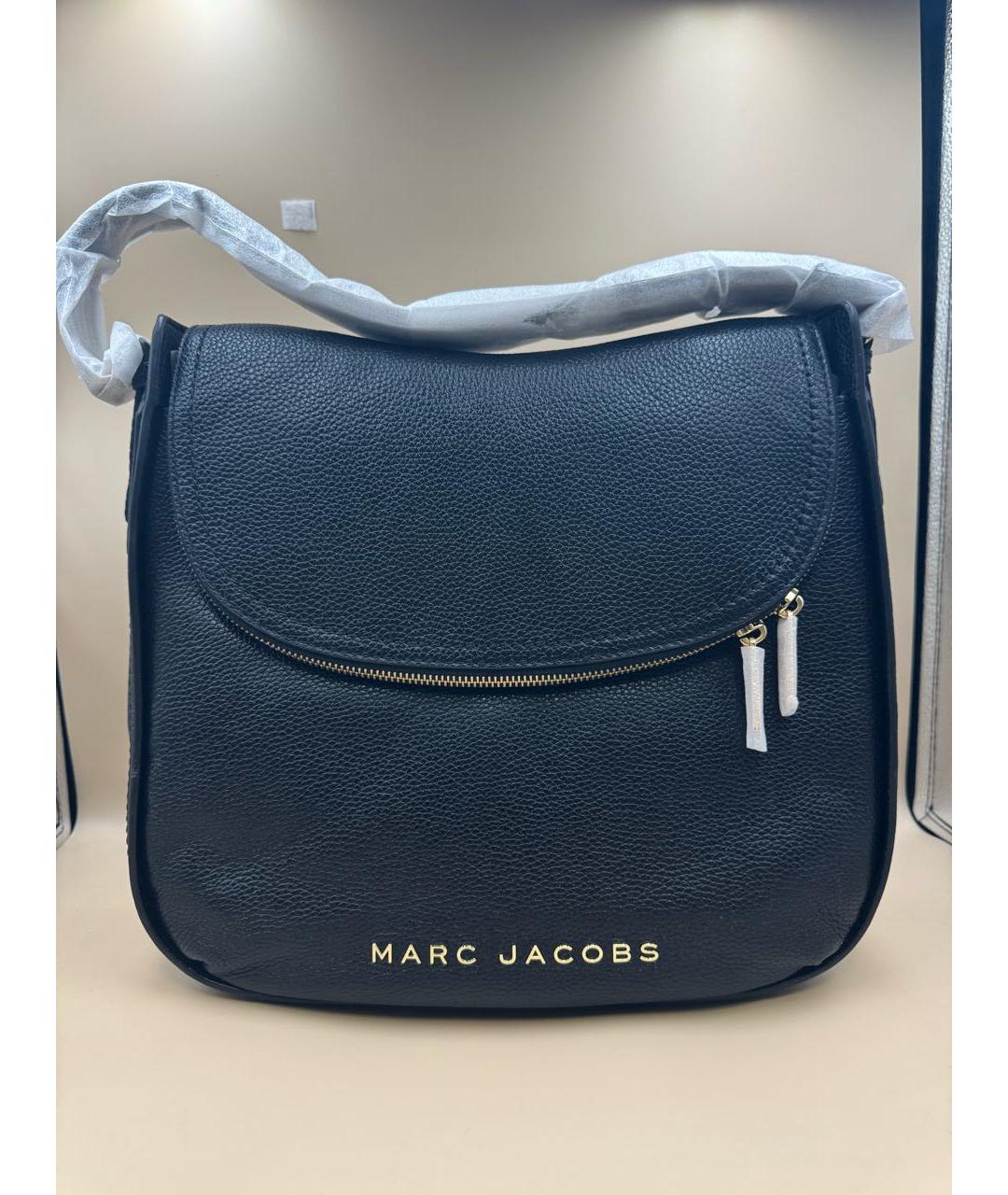 MARC JACOBS Черная кожаная сумка через плечо, фото 9