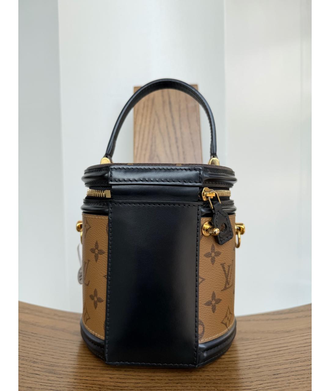 LOUIS VUITTON Коричневая сумка с короткими ручками, фото 2