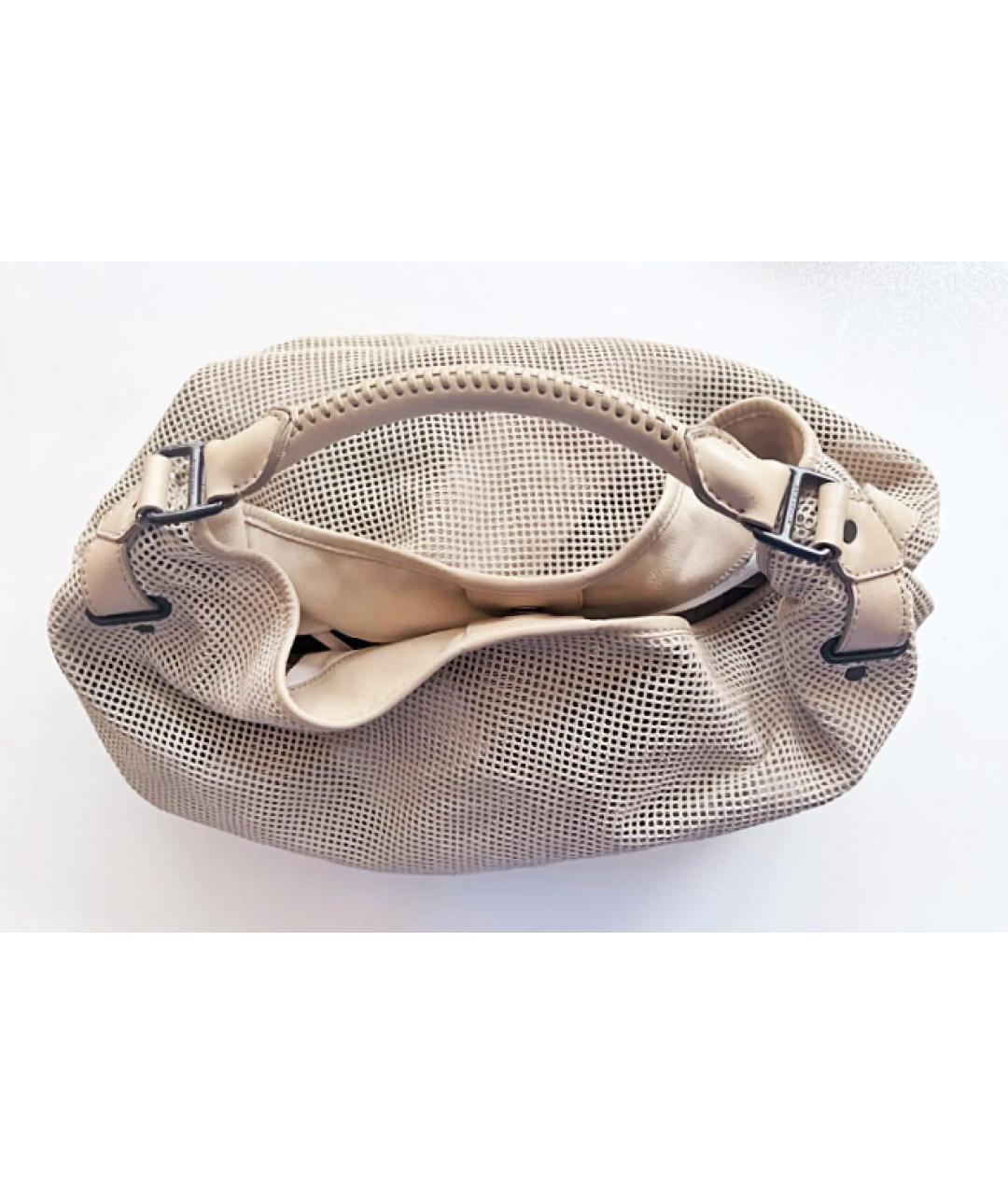 BURBERRY Бежевая замшевая сумка через плечо, фото 6