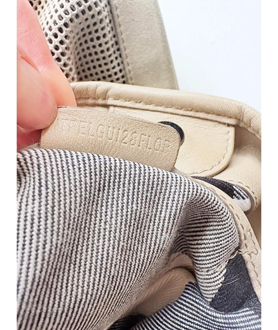 BURBERRY Бежевая замшевая сумка через плечо, фото 8