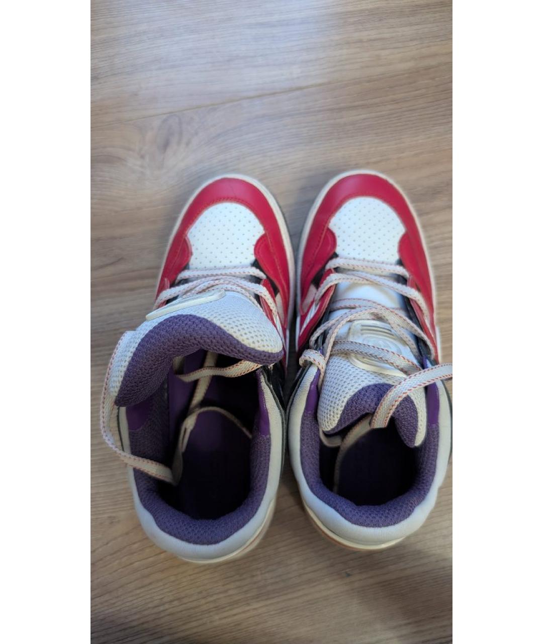 GUCCI Красные кеды, фото 3