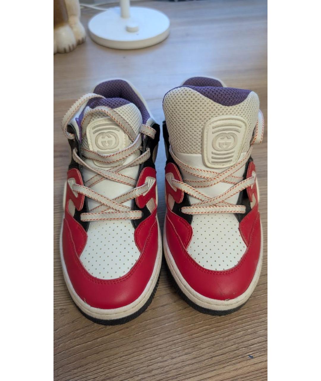 GUCCI Красные кеды, фото 2