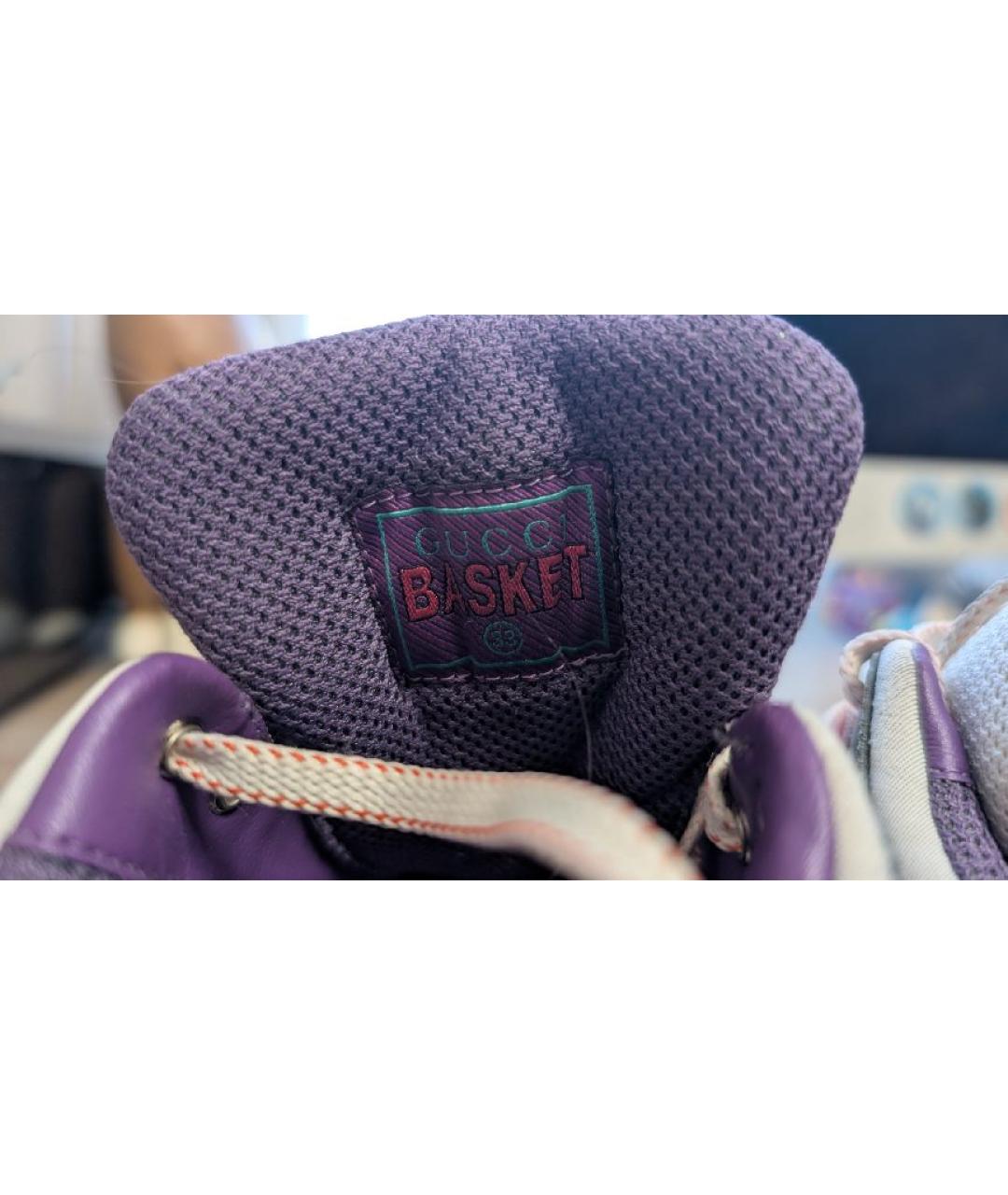 GUCCI Красные кеды, фото 5