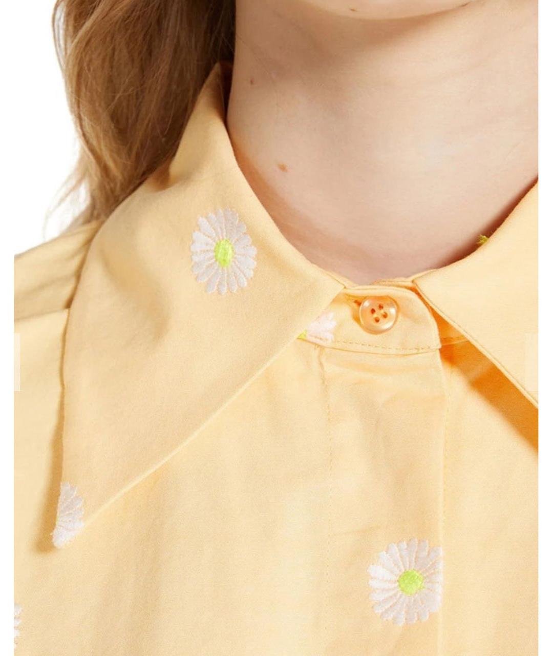 SPORTMAX Желтое повседневное платье, фото 2