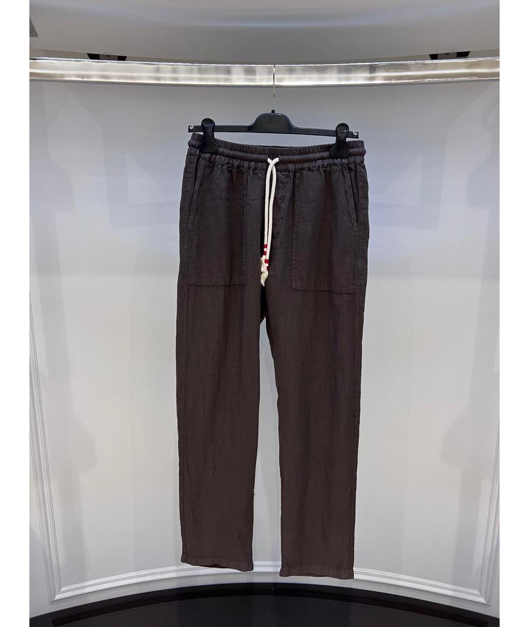 MC2 SAINT BARTH Коричневые повседневные брюки, фото 3