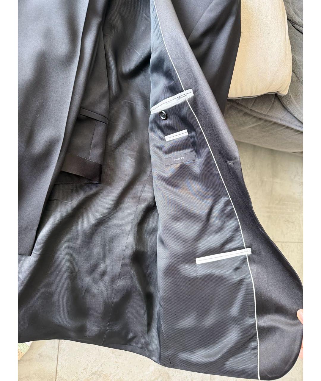 HUGO BOSS Черный классический костюм, фото 4