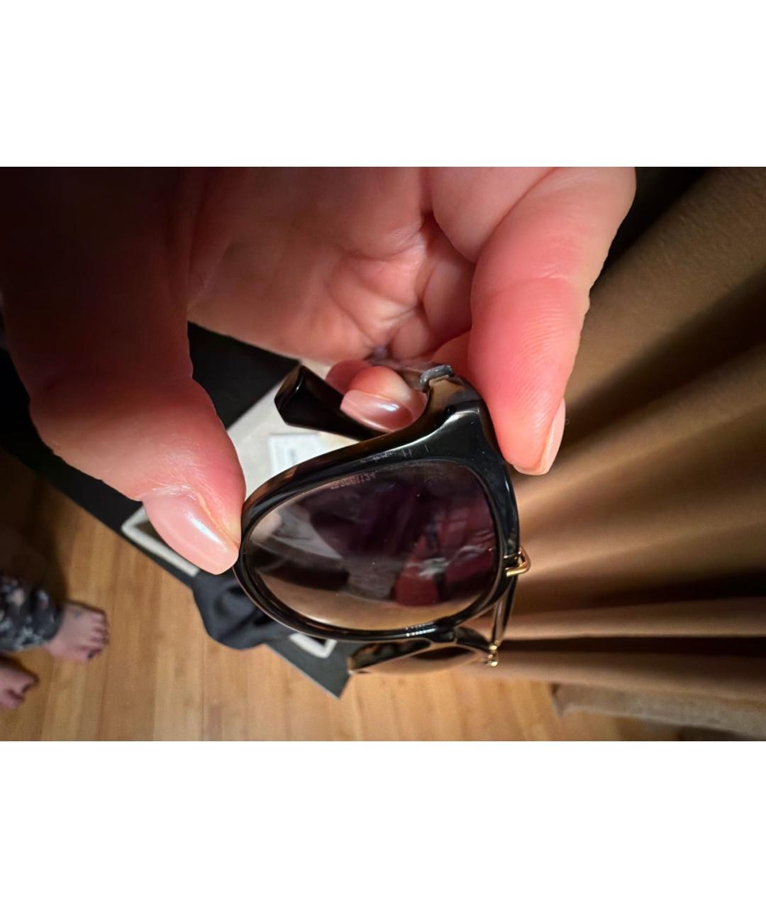 EMPORIO ARMANI Коричневые пластиковые солнцезащитные очки, фото 6