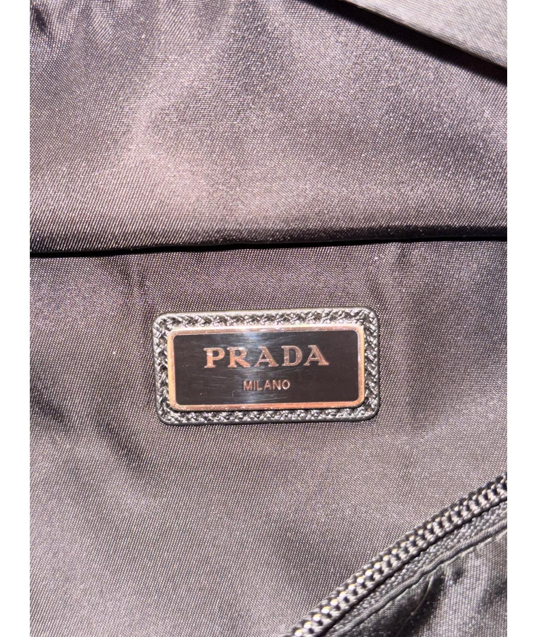 PRADA Черная поясная сумка, фото 6