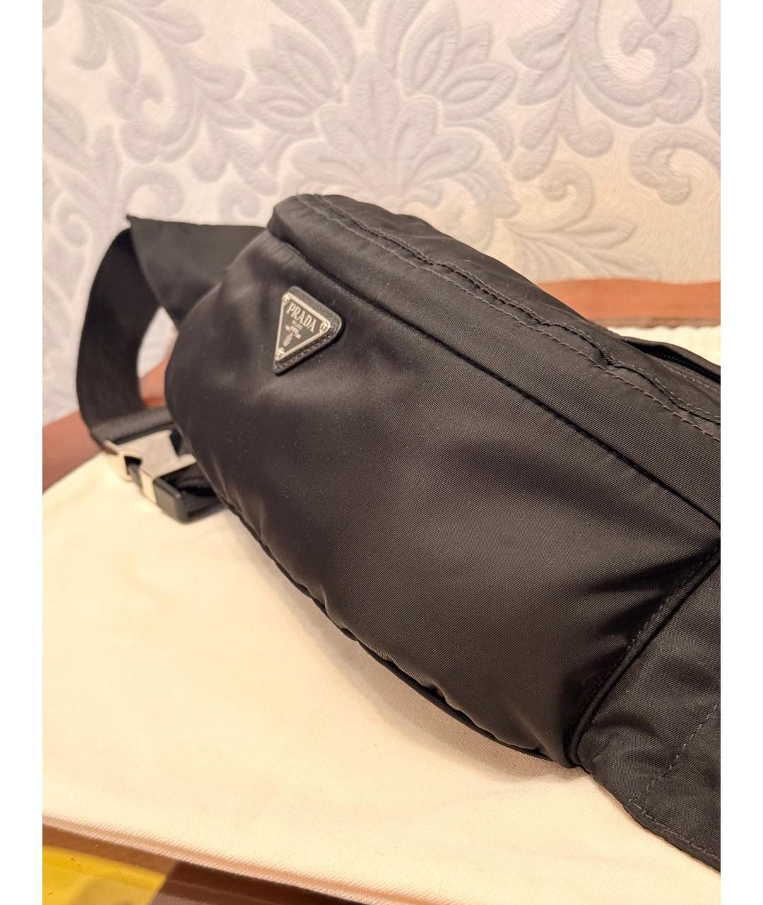 PRADA Черная поясная сумка, фото 2