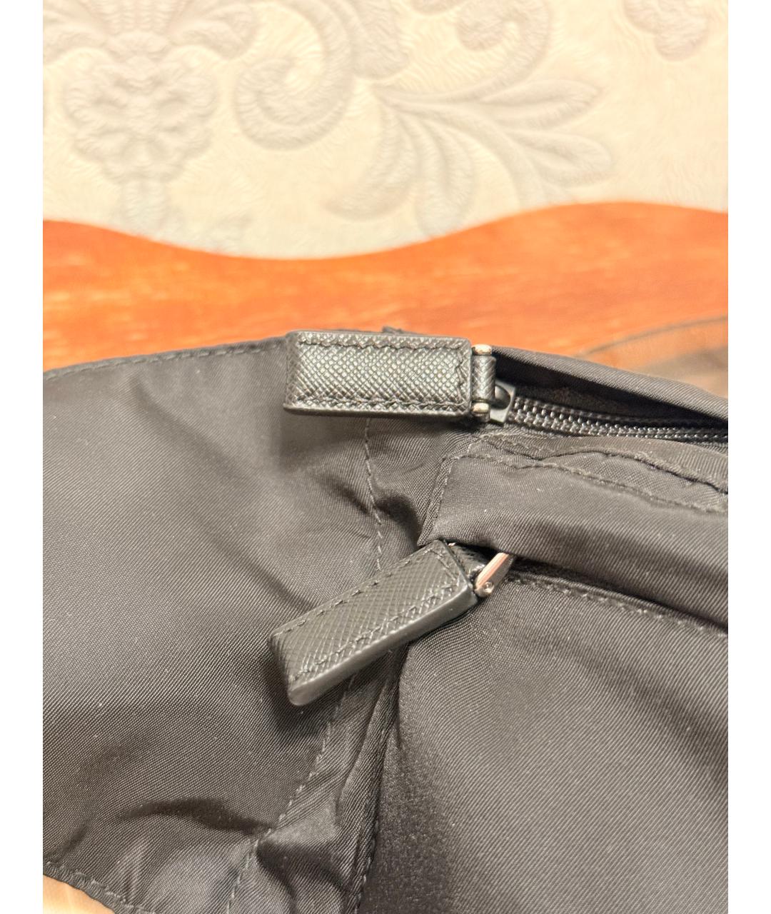 PRADA Черная поясная сумка, фото 4