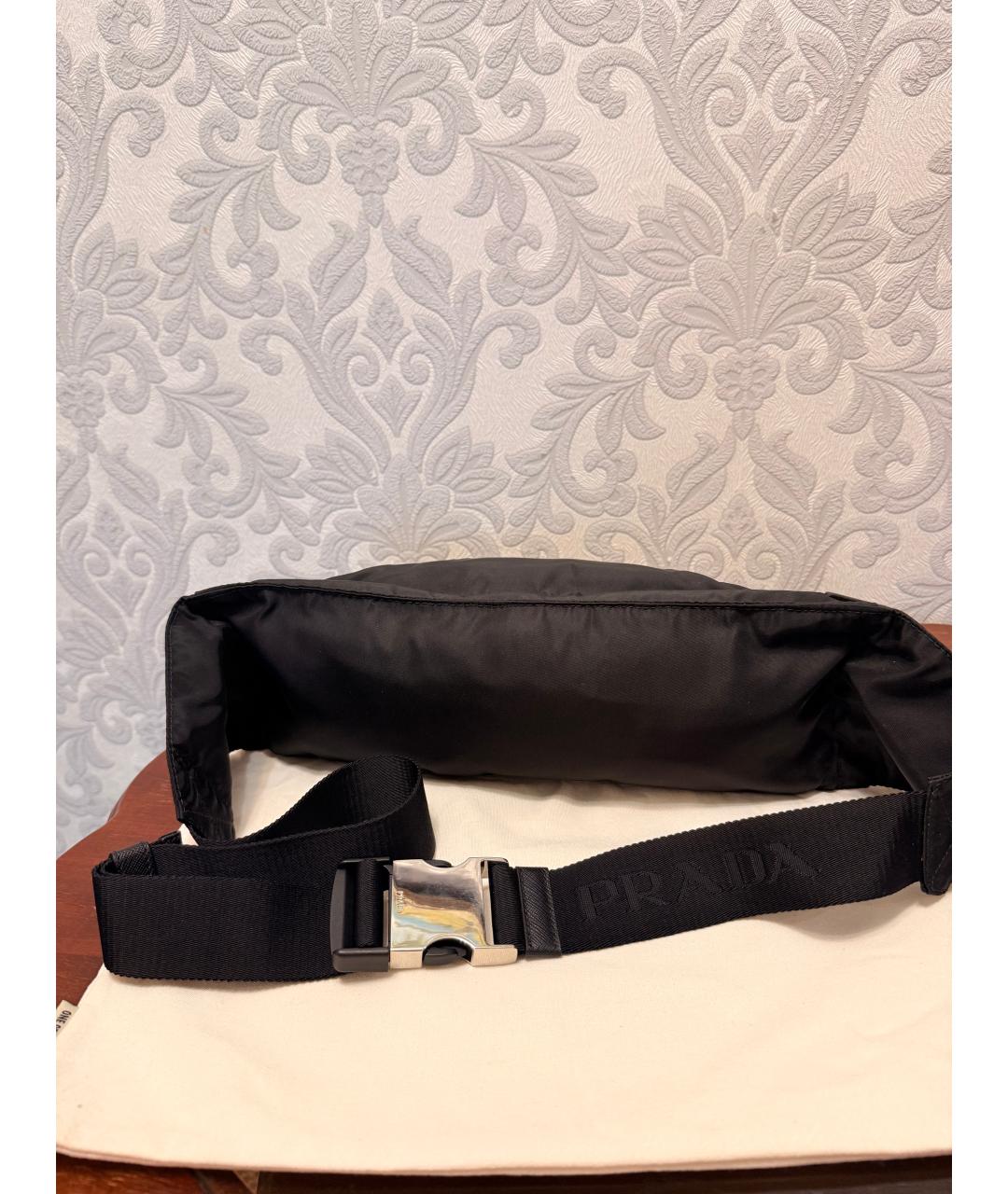 PRADA Черная поясная сумка, фото 7