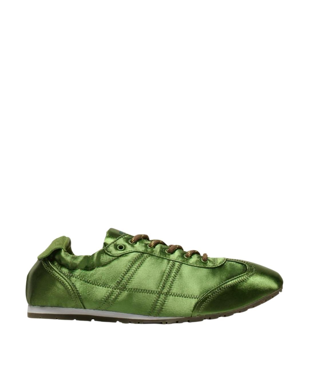 ONITSUKA TIGER Зеленые кожаные кеды, фото 1