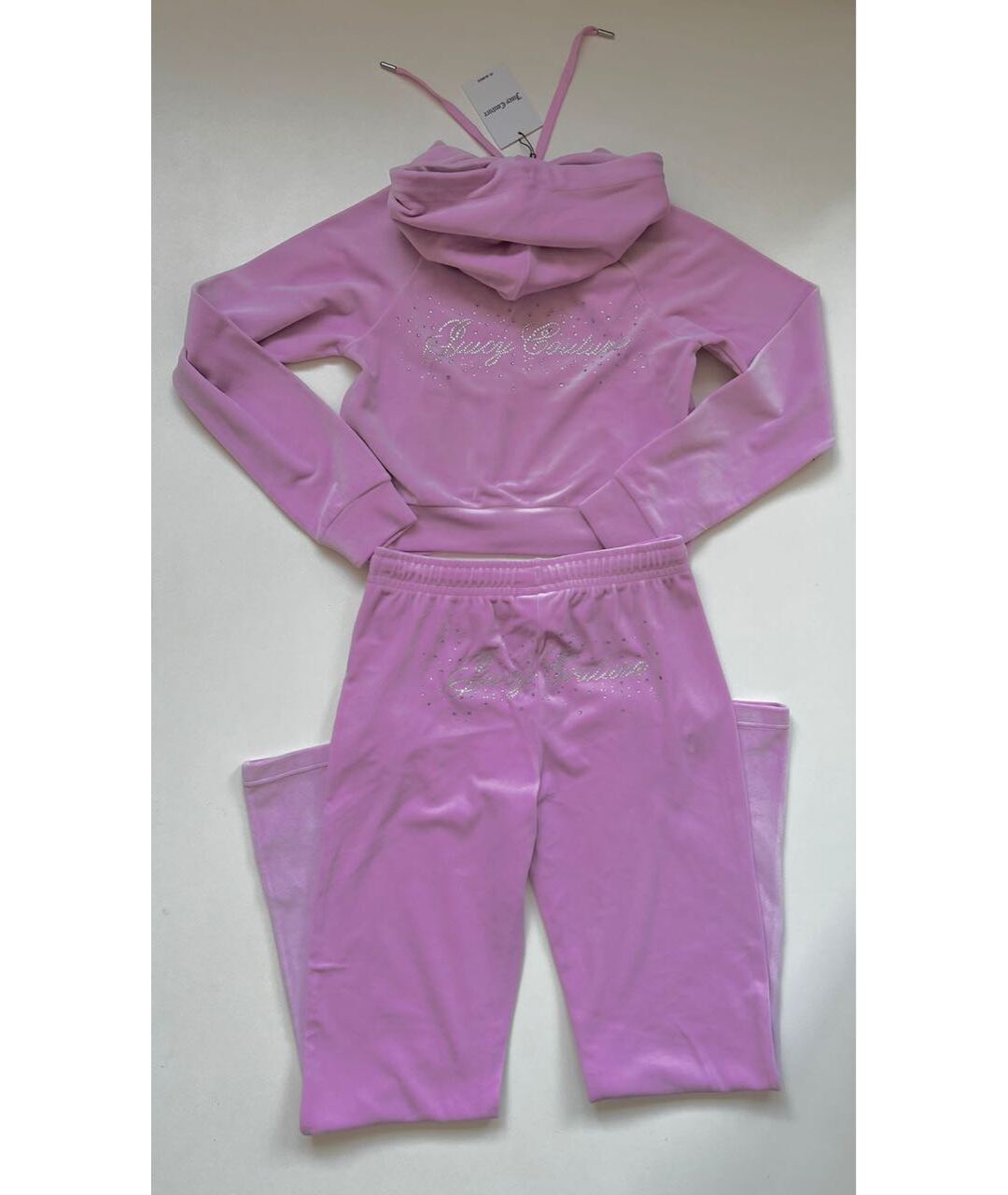 JUICY COUTURE Фиолетовый полиэстеровый костюм с брюками, фото 3
