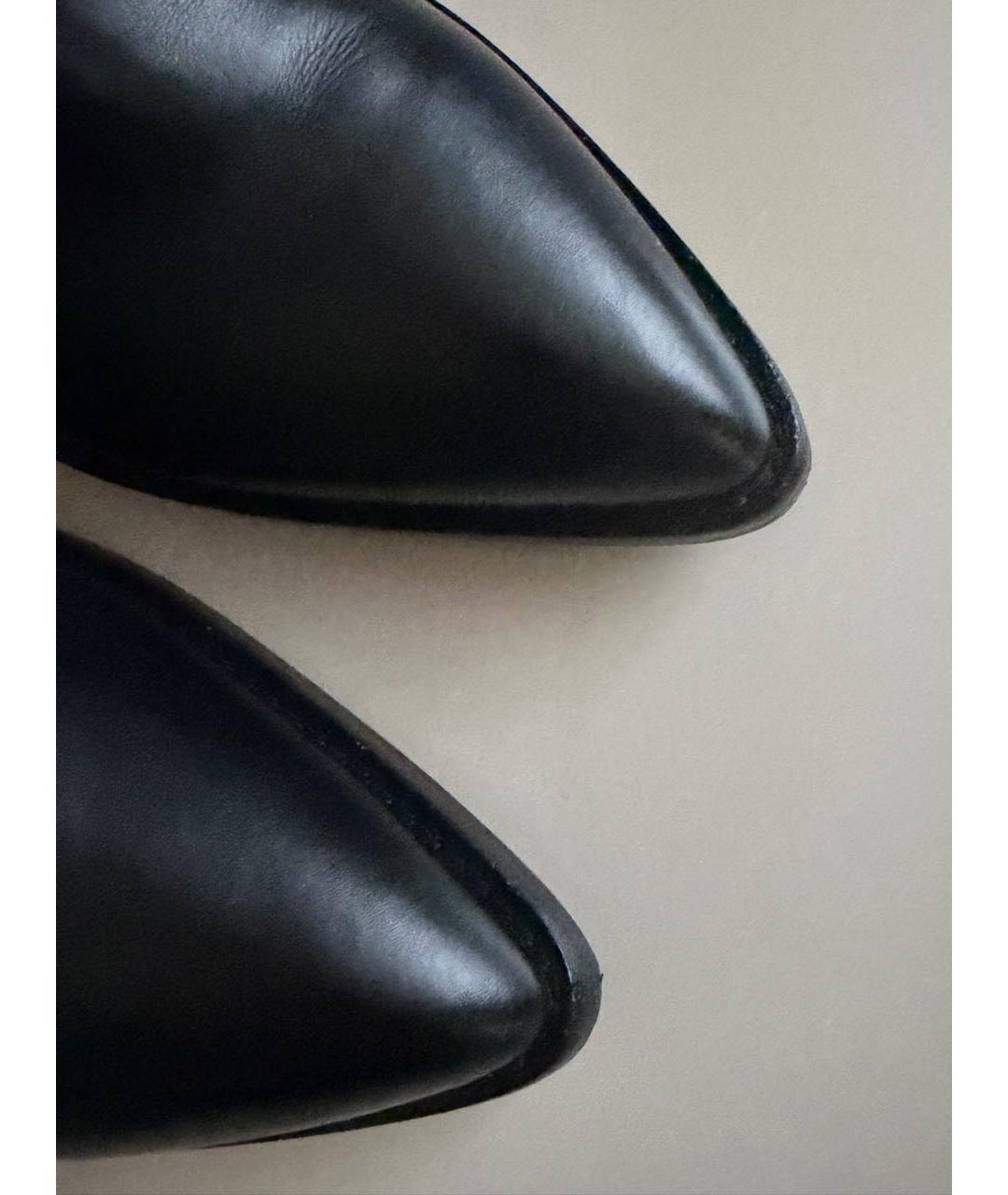 GIANVITO ROSSI Черные кожаные сапоги, фото 5