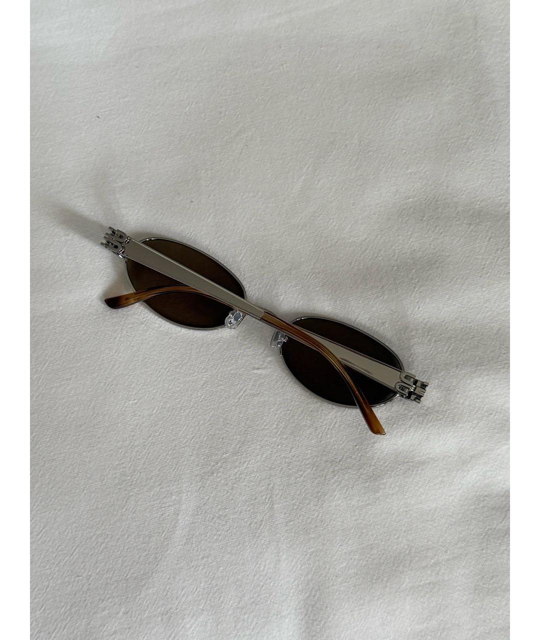 GENTLE MONSTER Серебряные металлические солнцезащитные очки, фото 4