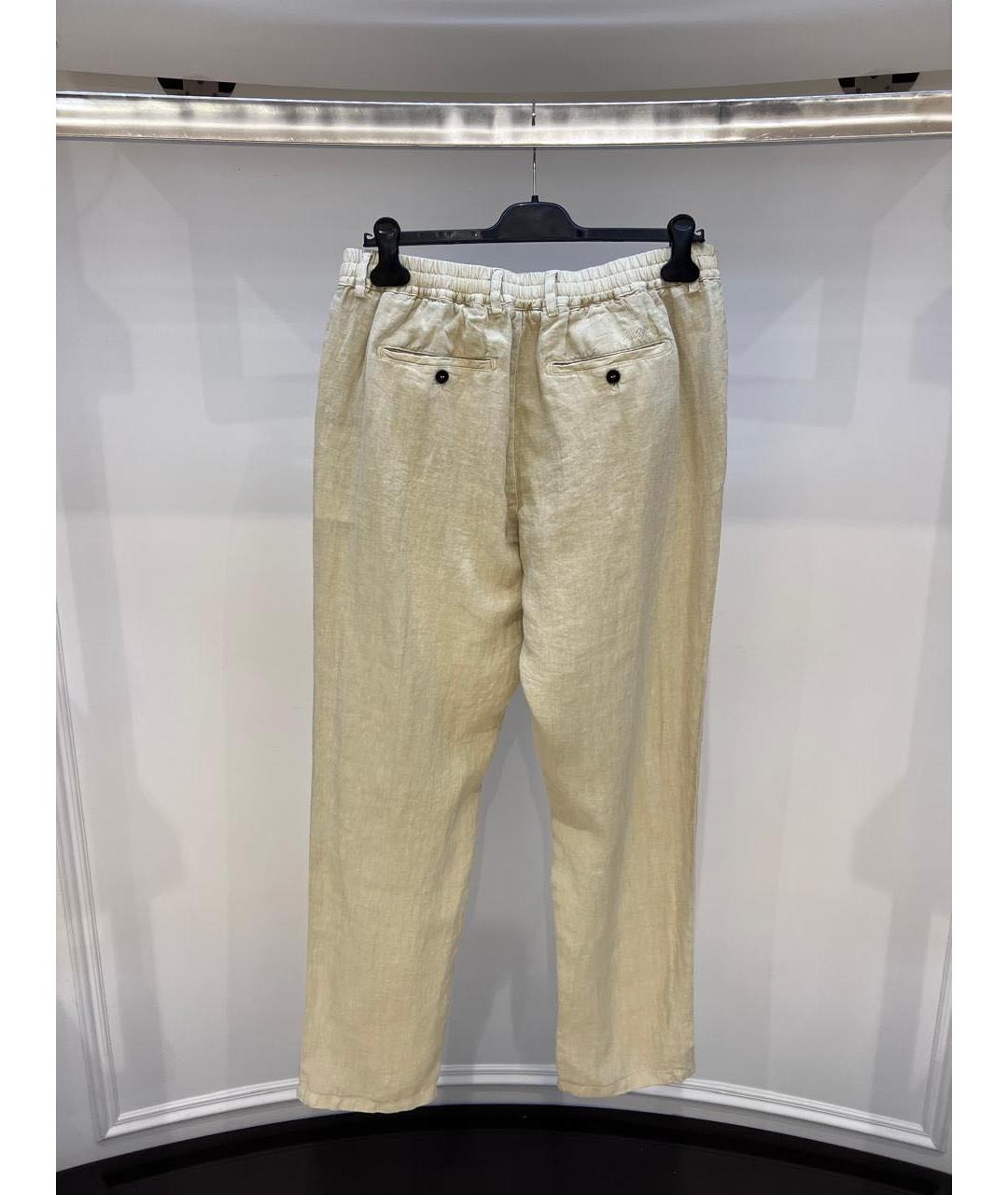 MC2 SAINT BARTH Бежевые повседневные брюки, фото 2
