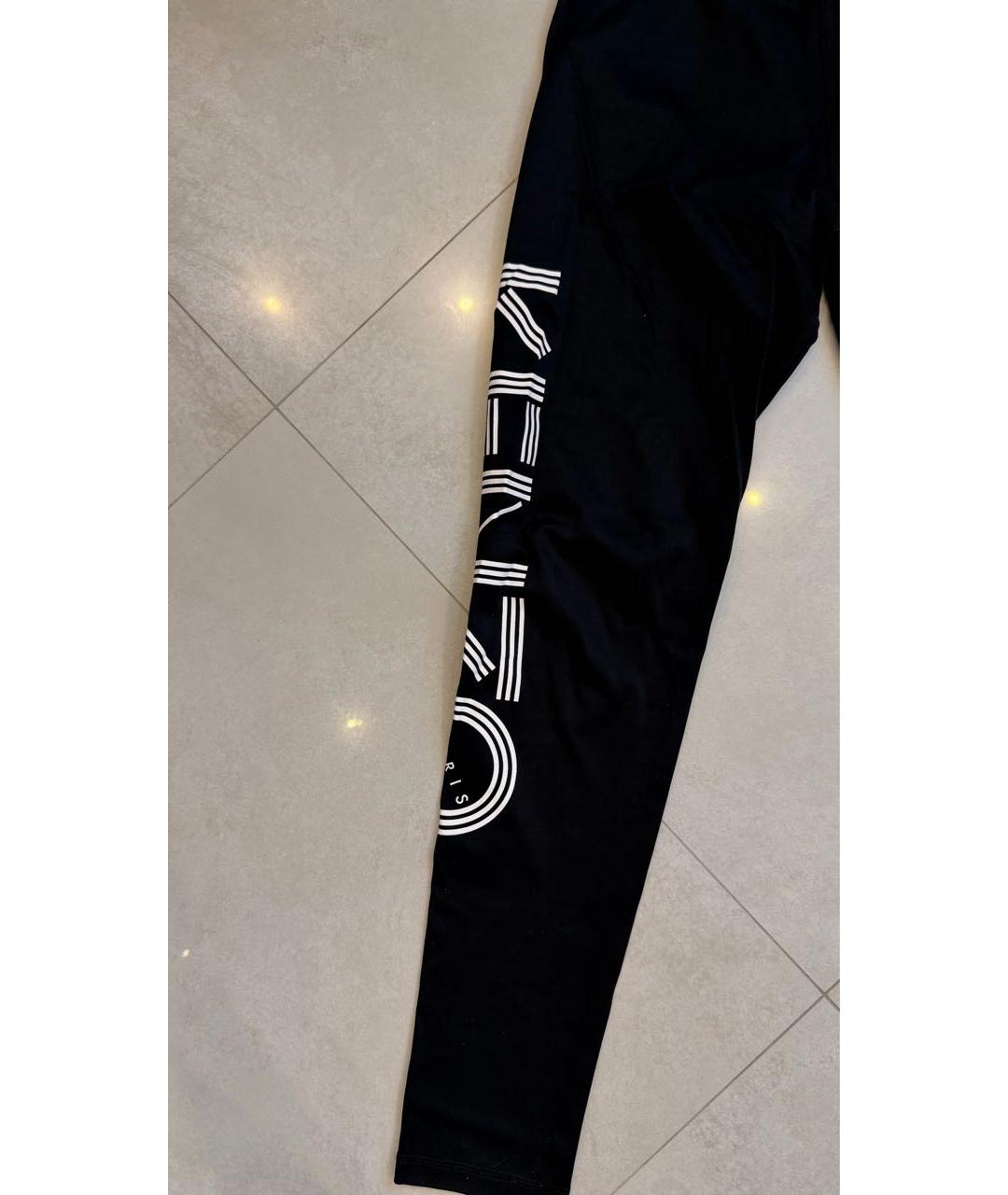 KENZO Черные хлопковые спортивные брюки и шорты, фото 7