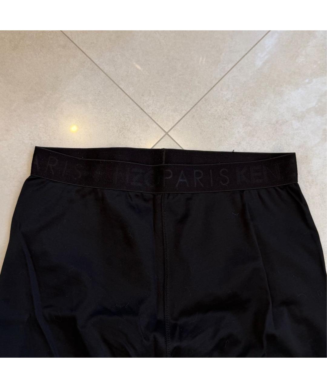 KENZO Черные хлопковые спортивные брюки и шорты, фото 3