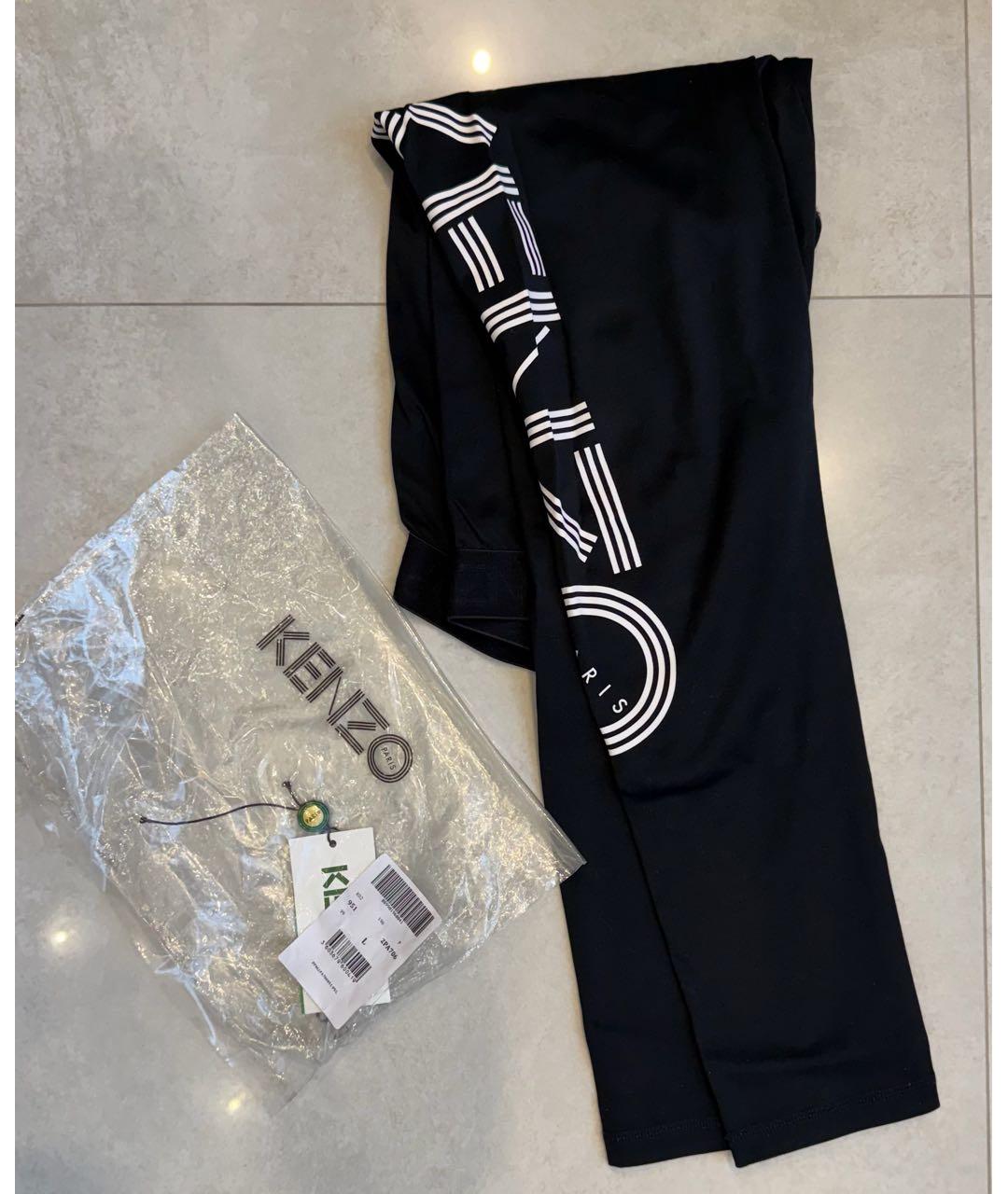 KENZO Черные хлопковые спортивные брюки и шорты, фото 2