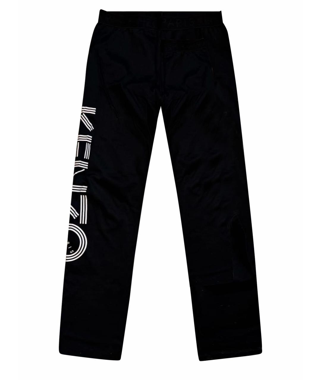 KENZO Черные хлопковые спортивные брюки и шорты, фото 1