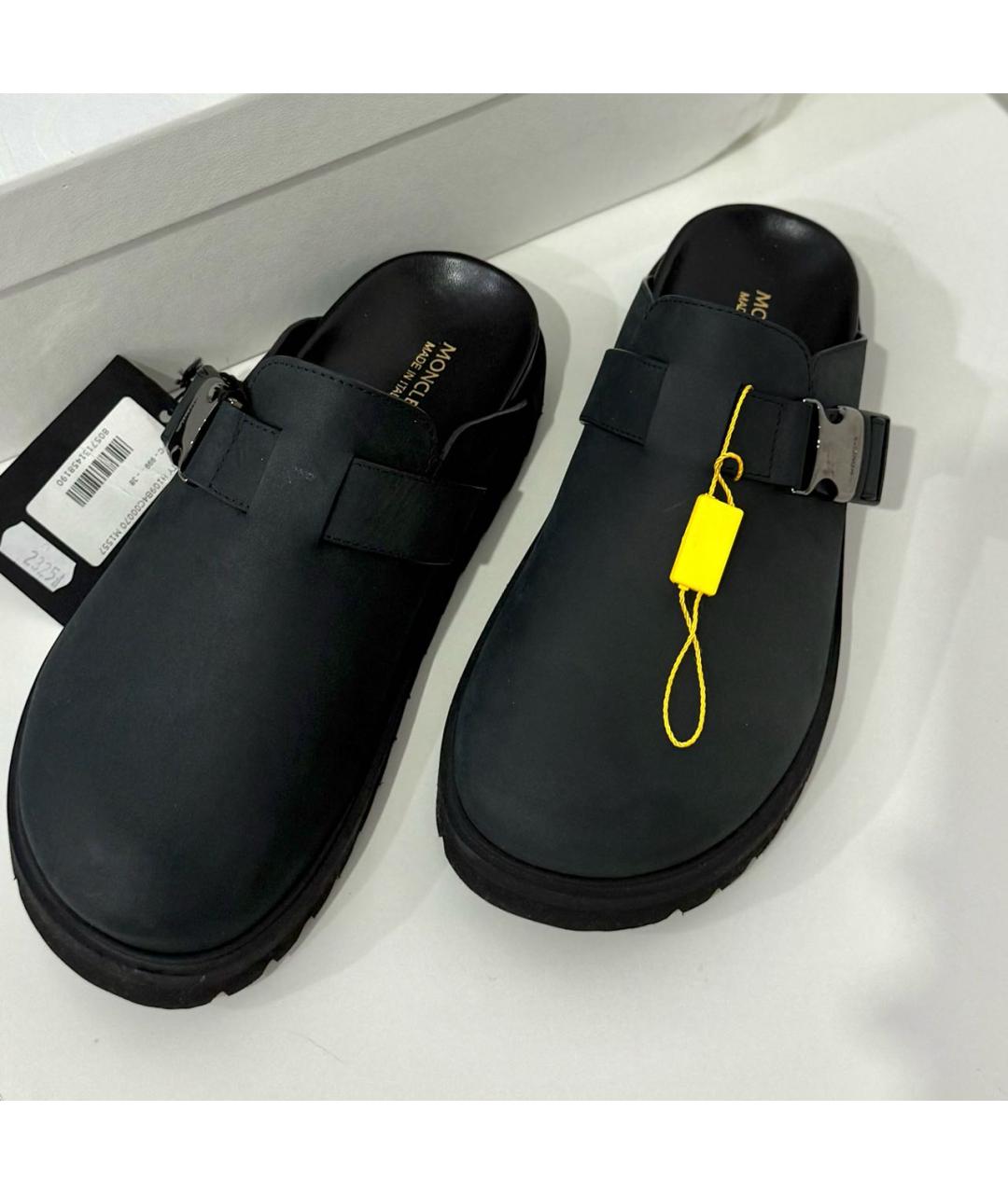 MONCLER Нубуковые мюли, фото 4