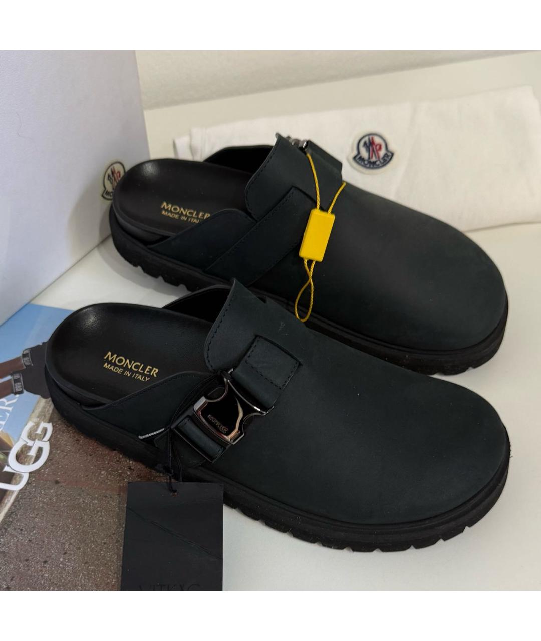 MONCLER Нубуковые мюли, фото 2