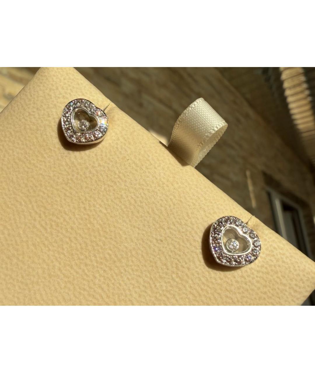 CHOPARD Белые серьги из белого золота, фото 4