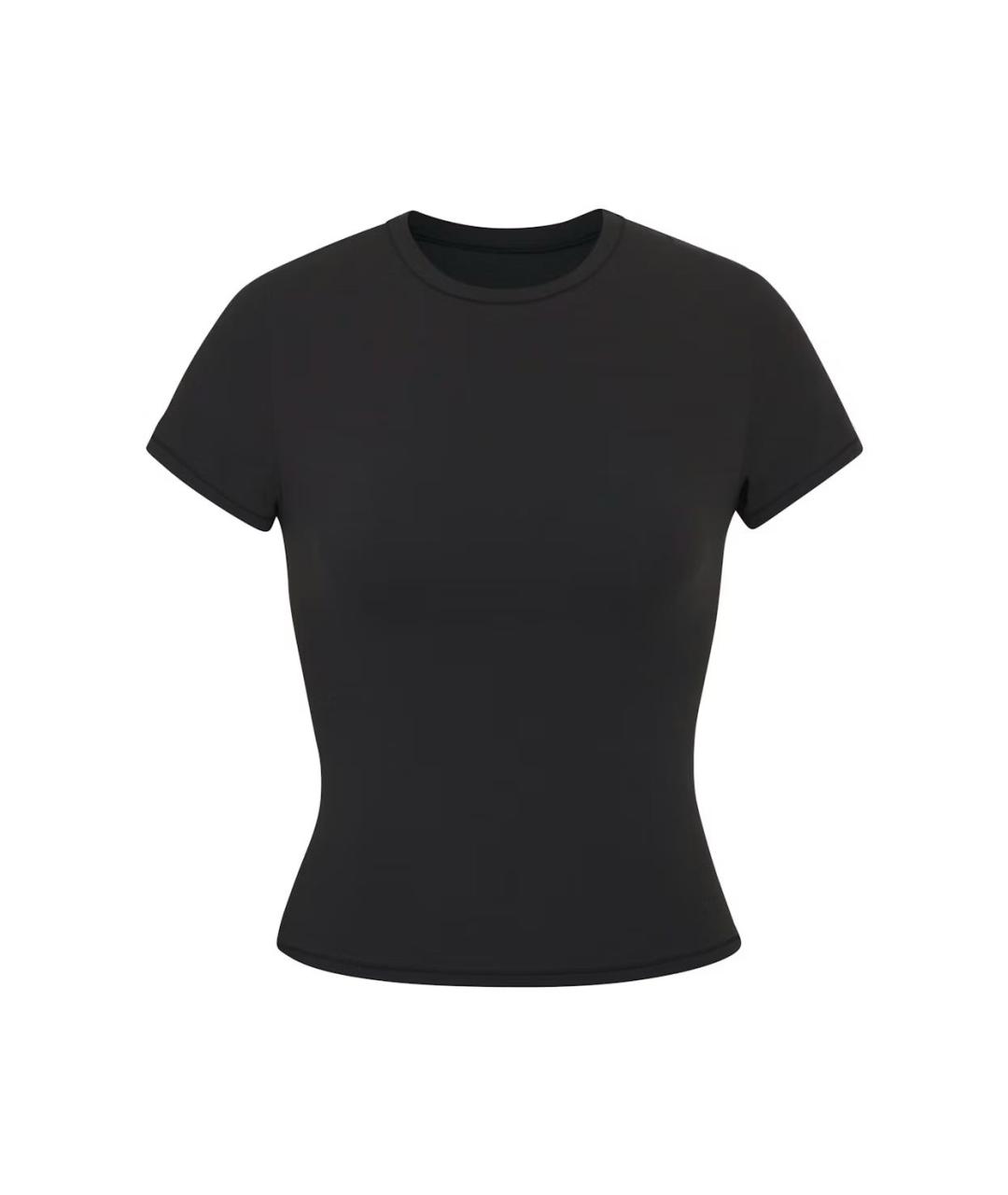 SKIMS Черная футболка, фото 5