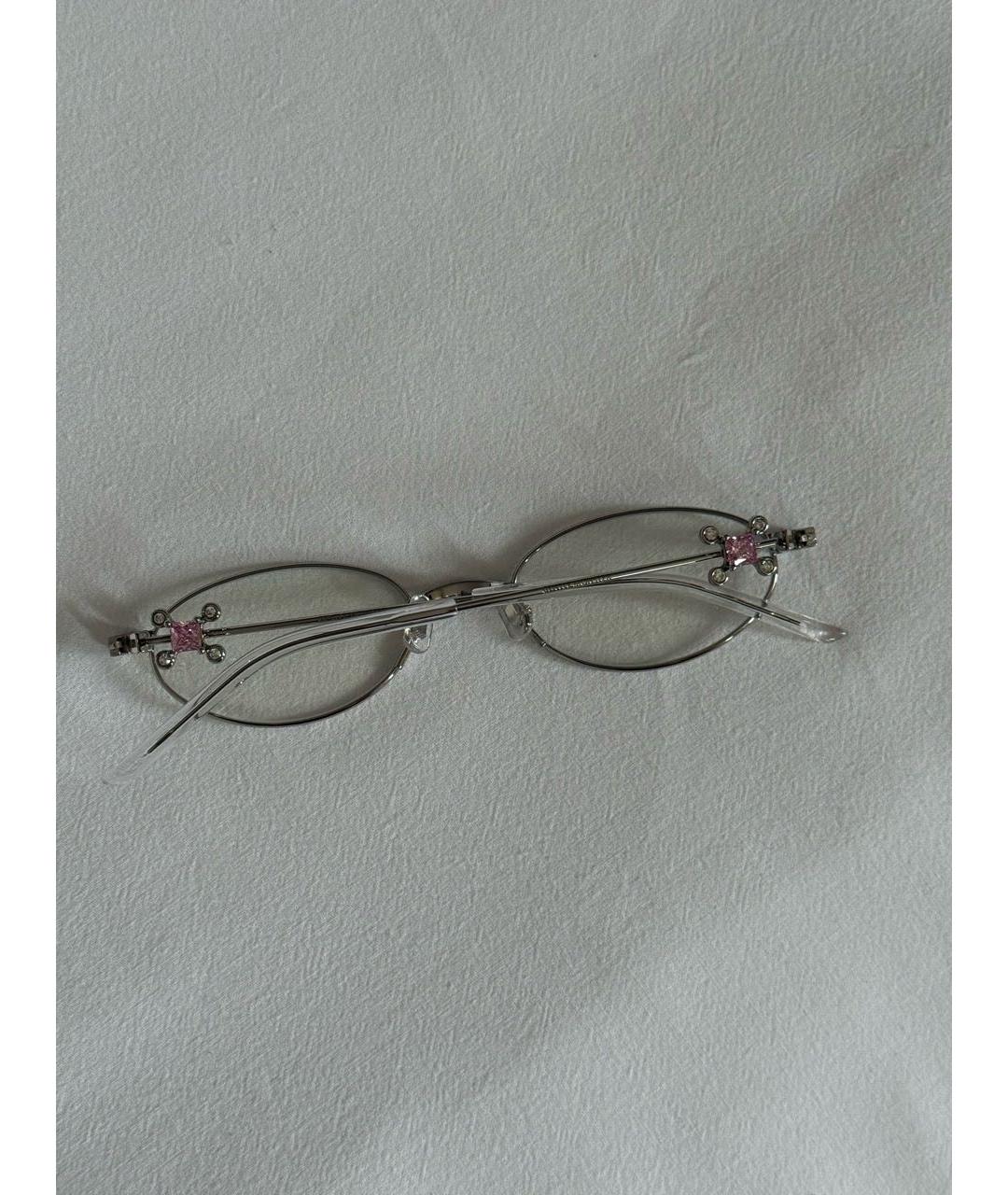 GENTLE MONSTER Серебряные металлические солнцезащитные очки, фото 6