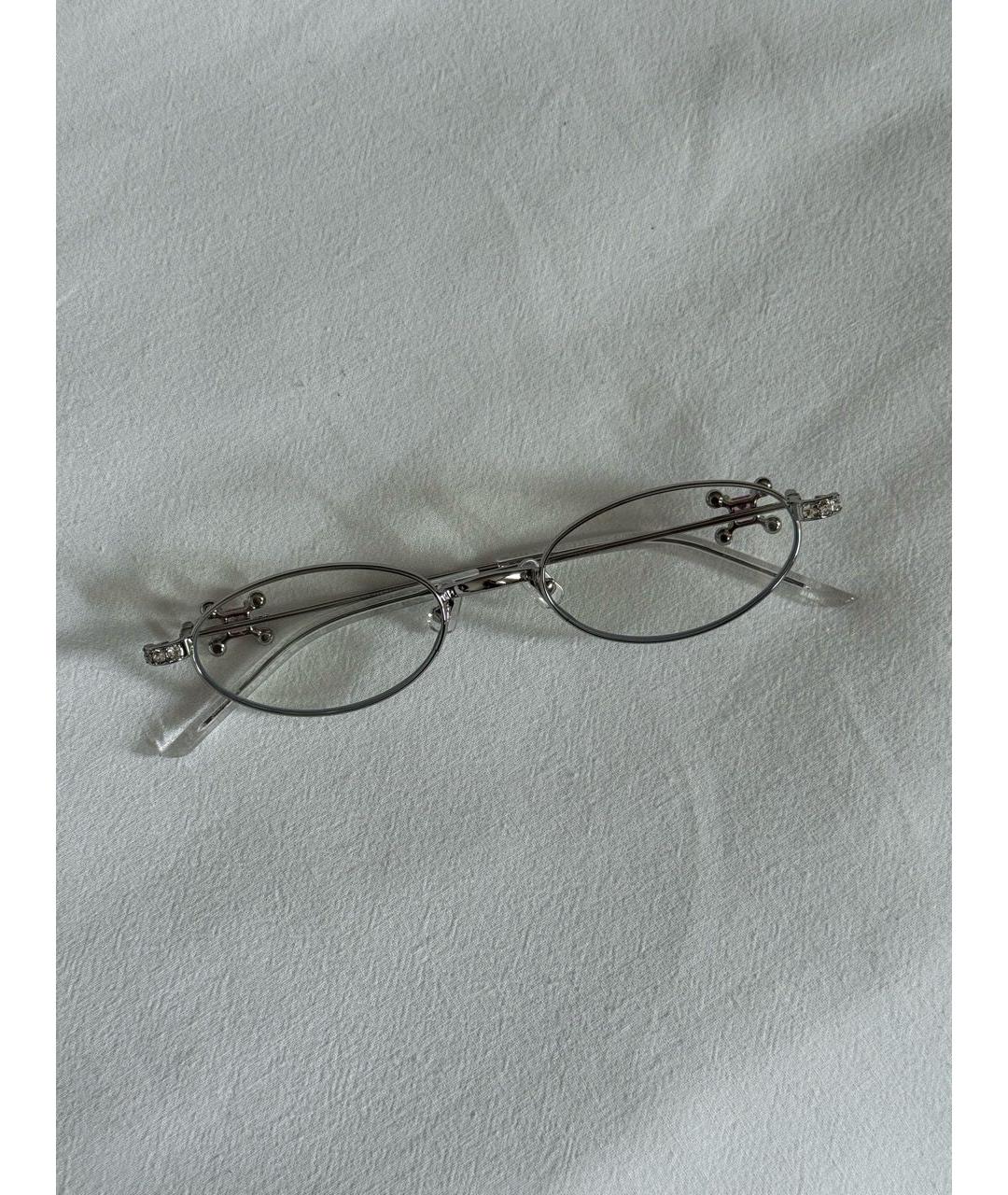 GENTLE MONSTER Серебряные металлические солнцезащитные очки, фото 7