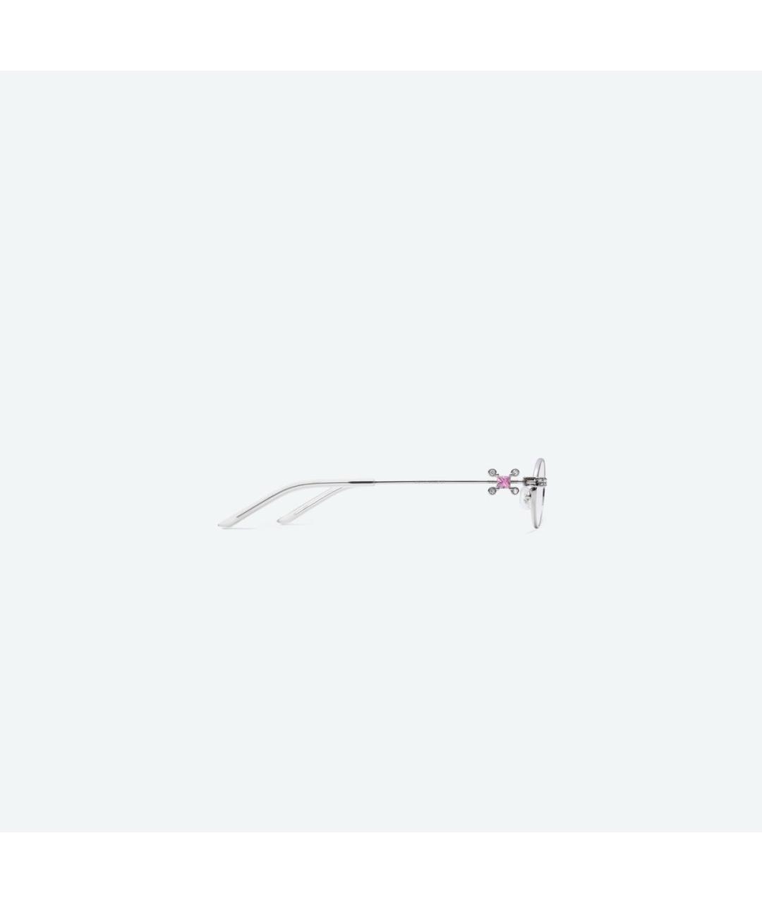 GENTLE MONSTER Серебряные металлические солнцезащитные очки, фото 2