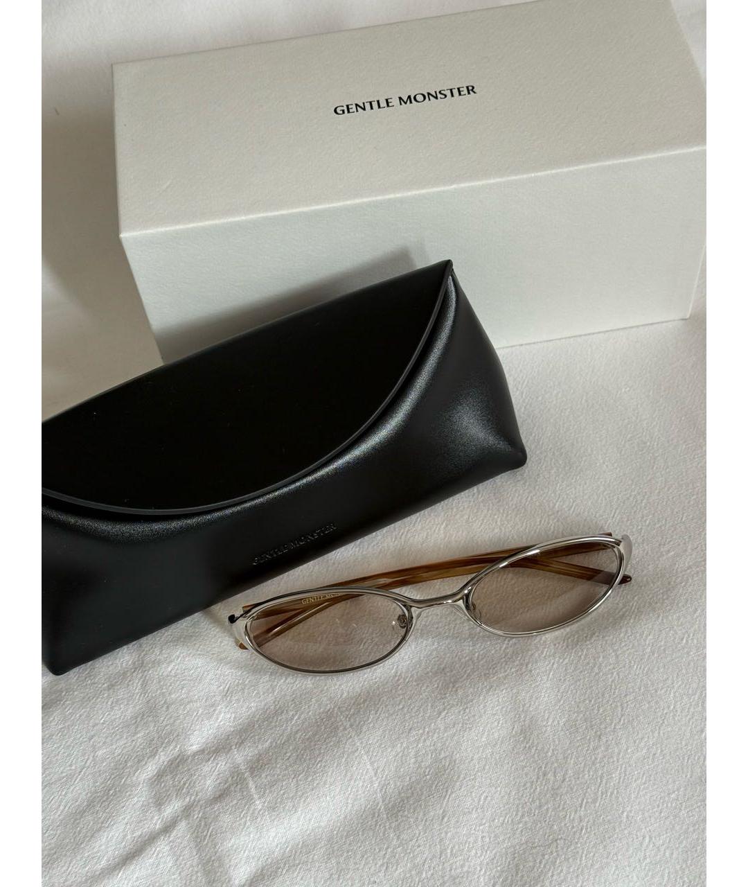 GENTLE MONSTER Коричневые солнцезащитные очки, фото 4