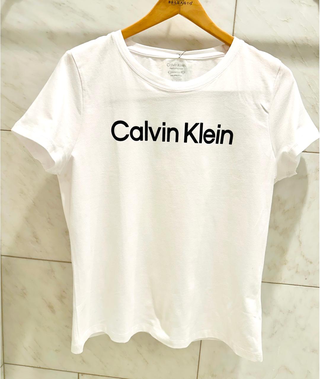 CALVIN KLEIN Белая хлопковая футболка, фото 5