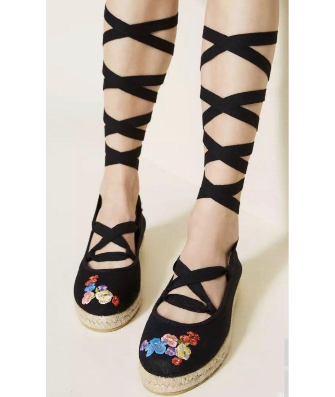 TWIN-SET Черные текстильные эспадрильи, фото 3