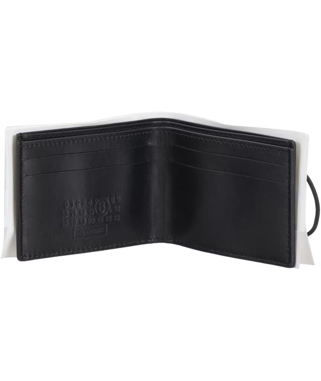 SUPREME Белый кожаный кошелек, фото 2