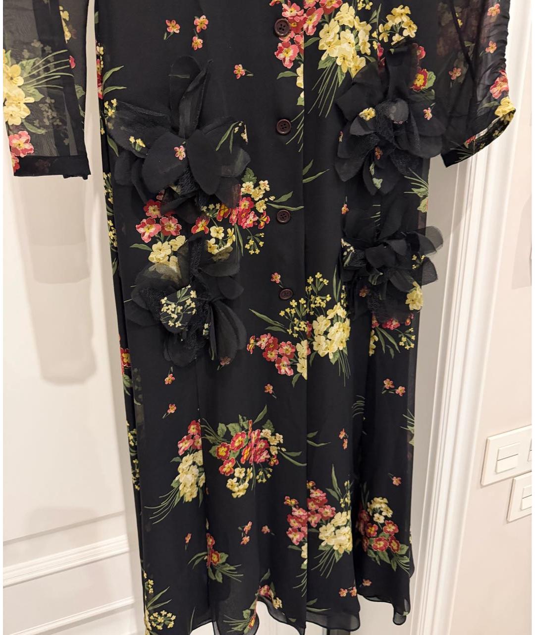 ULYANA SERGEENKO Мульти шелковое коктейльное платье, фото 3