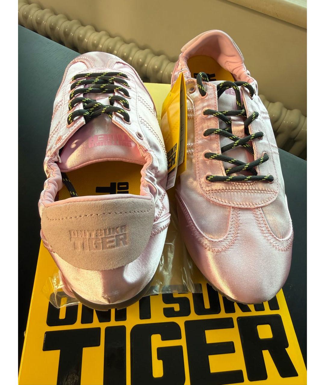 ONITSUKA TIGER Розовые кожаные кеды, фото 4