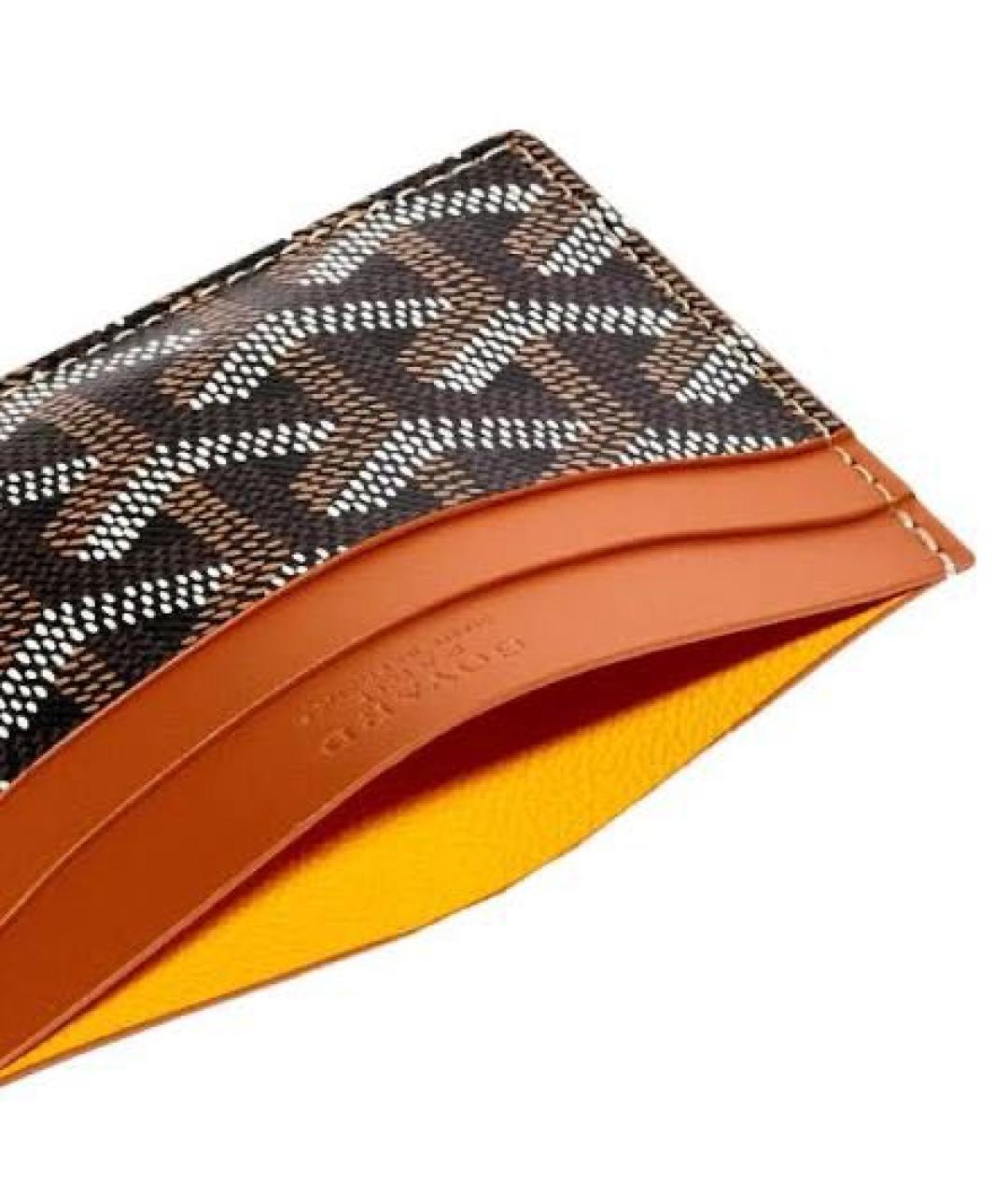 GOYARD Коричневый кардхолдер, фото 2