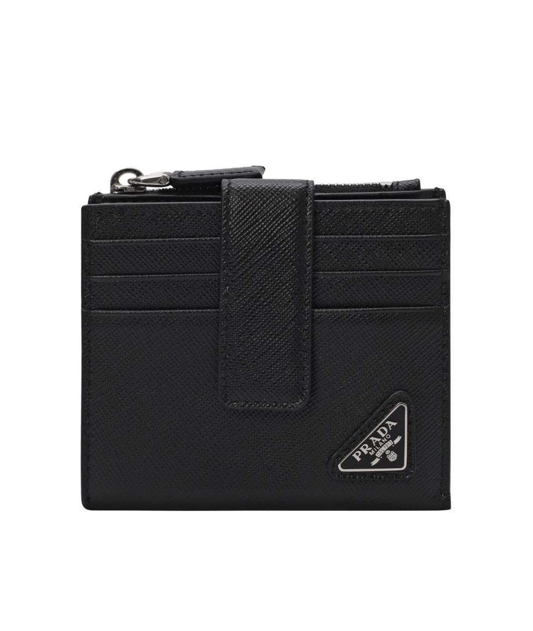 PRADA Черный кожаный кардхолдер, фото 1
