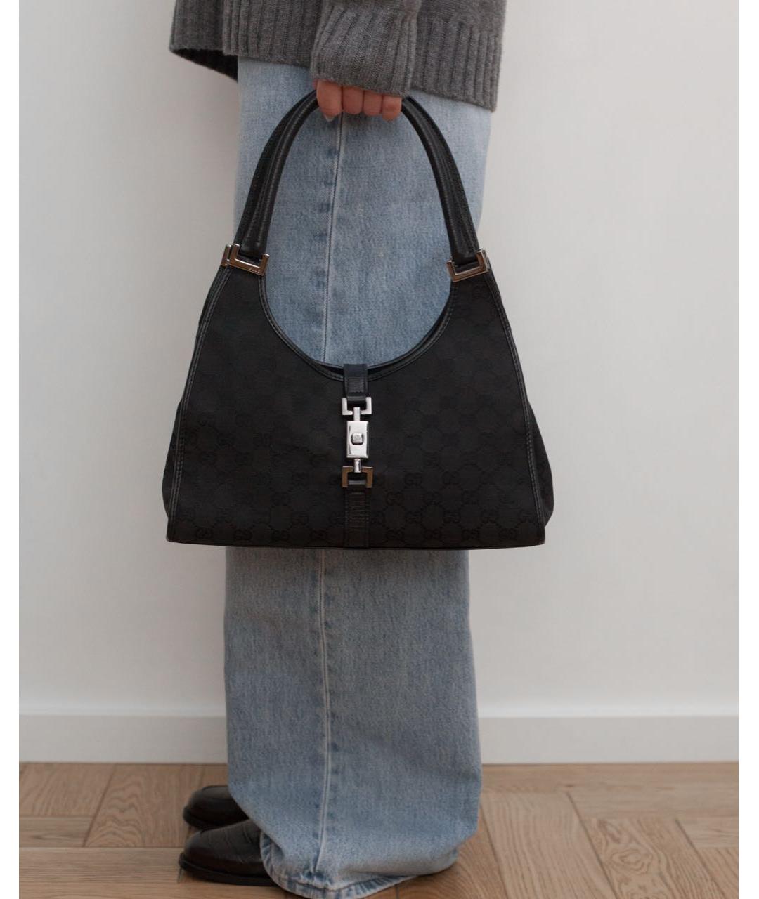 GUCCI Черная сумка с короткими ручками, фото 4