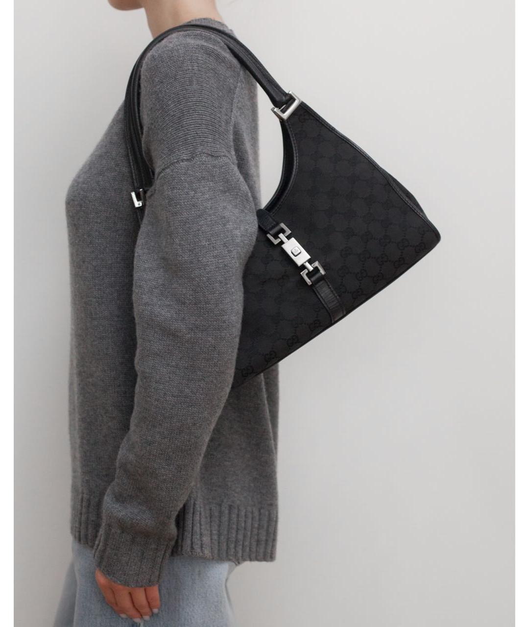 GUCCI Черная сумка с короткими ручками, фото 2